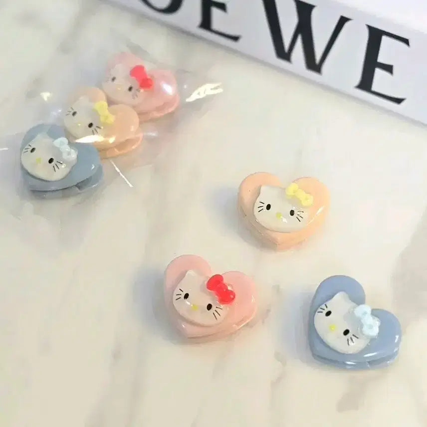 [BUNJANG] Hello Kitty Clip Set / 키티 집게 클립 다꾸