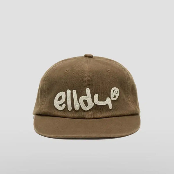 [BUNJANG] LDU Apply-App Cap Brown / 엘두 아플리케-앱 브라운 모자