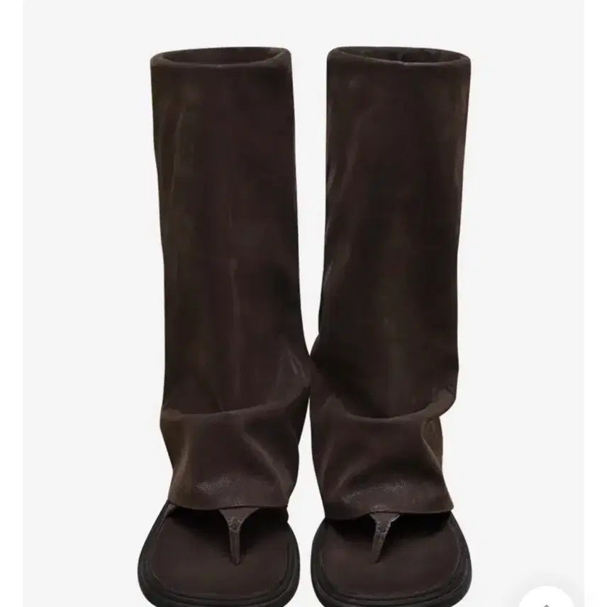 [BUNJANG] Summer Warmer Folding Boots Brown 230 / 새상품급)썸머 워머 쪼리 폴딩 부츠 브라운 230