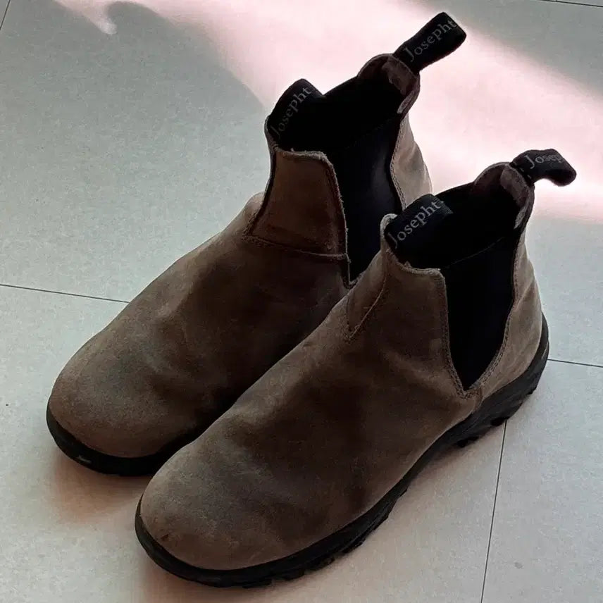 [BUNJANG] Josepht Waxy Suede Chelsea Boots - Grey, Size 280 / 남들 다 블런드스톤만 신을때, 조셉트 왁스 부츠 280 그레이