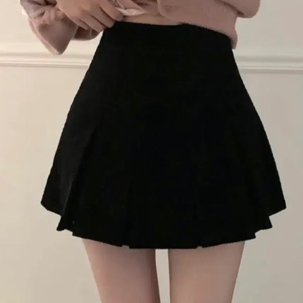 [BUNJANG] Corduroy Mini Skirt Black/S / 골덴 미니 스커트