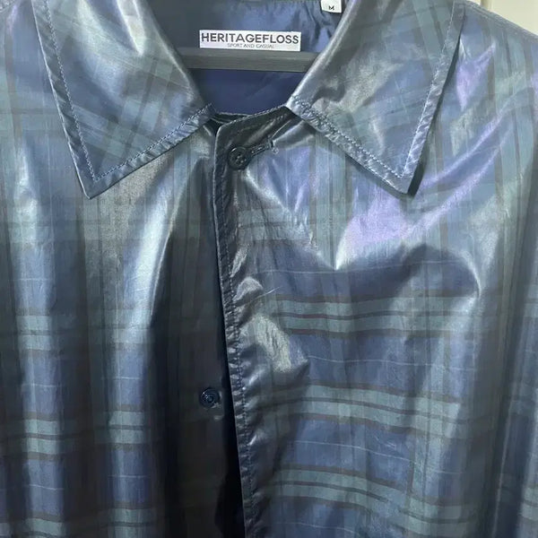 [BUNJANG] Heritagefloss Black Watch Pattern Raincoat / 헤리티지플로스 레인코트 블랙와치