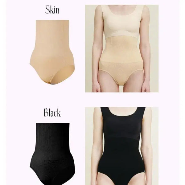 [BUNJANG] Viewka Slim Fit High Waist Shaping Underwear (Skin/Black) / 뷰카 슬림핏 커버 하이웨이스트 쉐이핑 언더웨어(스킨/블랙)(새상품)