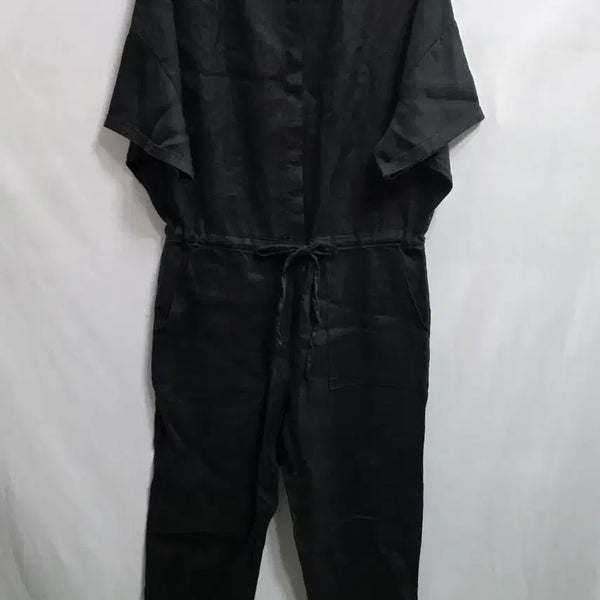 [BUNJANG] BRUNCH Black Linen Jumpsuit / BRUNCH 블랙 린넨 점프수트