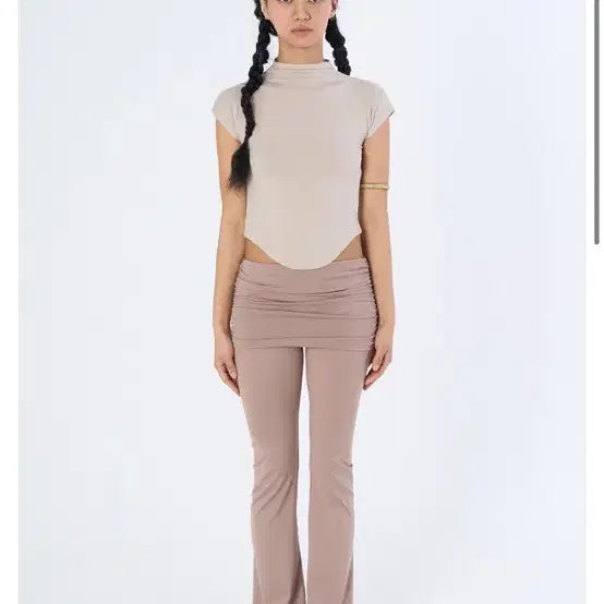 [BUNJANG] Mom Body Seoul Yoga Bootcut Pants Mud S / mom 몸서울 요가 부츠컷 머드 S