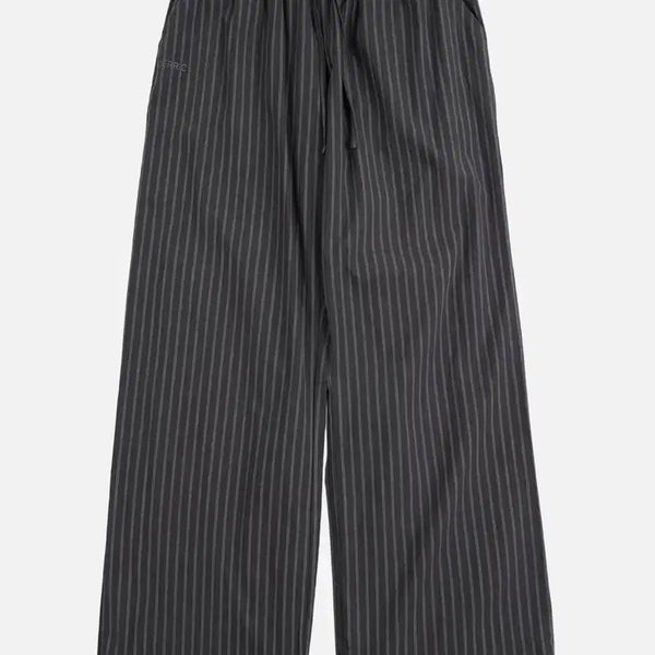 [BUNJANG] Cerric Stripe Lounge Pants Charcoal / 세릭 cerric Stripe Lounge Pants Charcoal