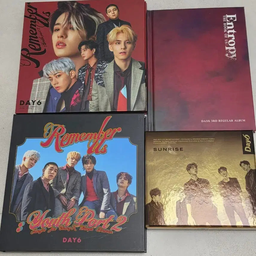 [BUNJANG] Day6 Bundle Set Albums (Photobook + CD Only) / 데이식스 앨범 일괄 양도 (구성품x)