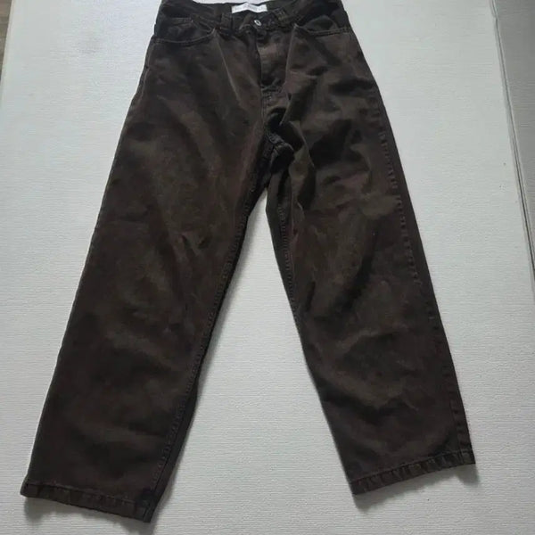 [BUNJANG] Big Boy Pants Brown Black M / 빅보이 팬츠 브라운 블랙 M