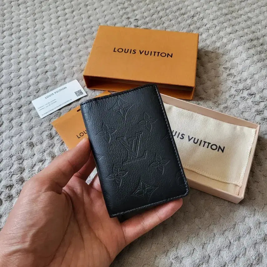 [BUNJANG] Louis Vuitton Shadow Organizer Card Holder Black / 루이비통 쉐도우 오거나이저 카드지갑 블랙