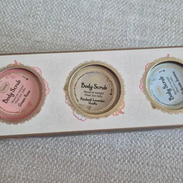 [BUNJANG] Sabon Body Scrub 3-Piece Set / 사봉 바디 스크럽 3종 세트