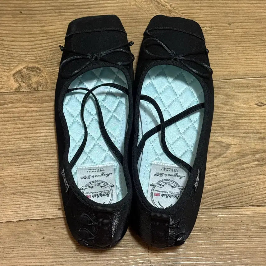 [BUNJANG] Rockfish Weatherwear Toe Cap Ballet Flats - Black (250mm) / 락피쉬웨더웨어 TOE CAP BALLET FLATS 발레 플랫 발레리나