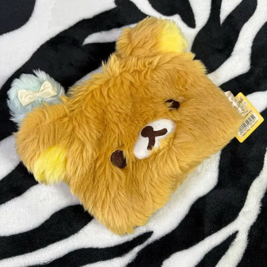 [BUNJANG] Rilakkuma Fuwa Fuwa Faux Fur Pouch Mint (New) / [새상품] 고전 희귀 산엑스 갸루 리락쿠마 후와후와 퍼 파우치 민트폼