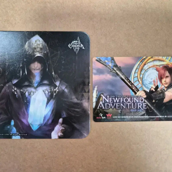 [BUNJANG] Final Fantasy XIV Eorzea Cafe Crystal Exarch Coaster & Graha PC Bang Coupon / 파이널판타지14 에오르제아 카페 수정공 코스터 & 그라하 PC방 쿠폰