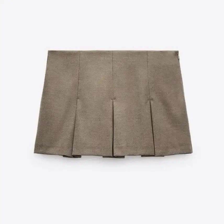 [BUNJANG] ZARA Mini Skirt Pants Beige Size S / 자라 zara 미니스커트 치마바지