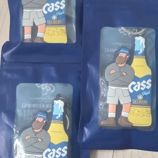 [BUNJANG] Cass Beer Character Keychain Set / 카스 키링 3개모두