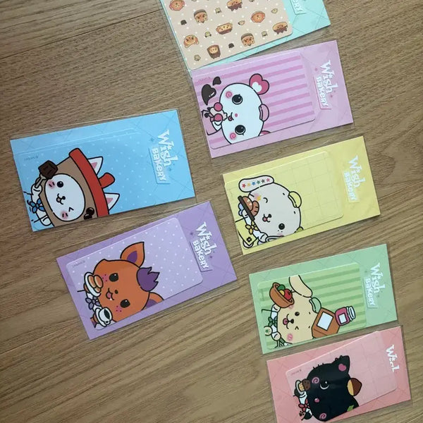 [BUNJANG] NCT WISH WISH BAKERY Card Sticker Bundle Set / 엔시티 위시 위시 베이커리 카드 스티커 (일괄판매)