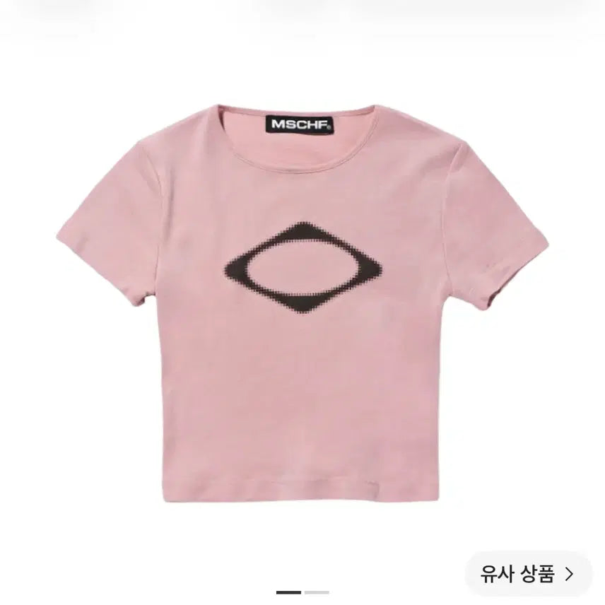 [BUNJANG] Mischief Bus Blur T-Shirt Mini Dusty Pink (M) / 미스치프 버스 블러 티셔츠 미니 더스티 핑크 (M)