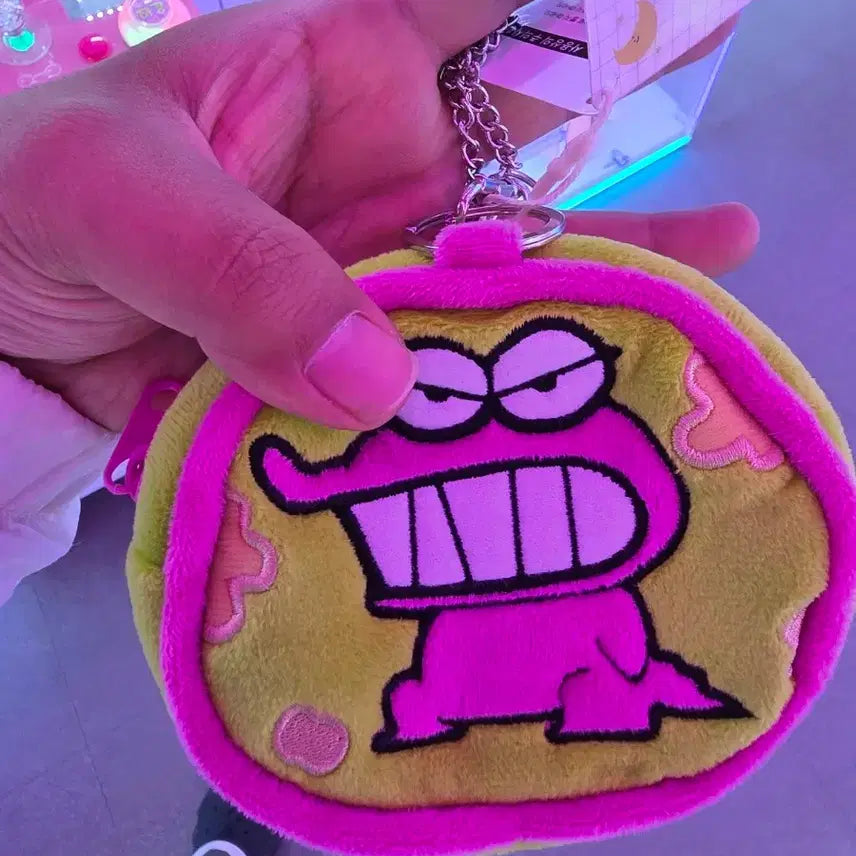 [BUNJANG] Crayon Shin-chan ChocoBi Pouch Keyring / (새상품) 짱구 초코비 파우치 키링