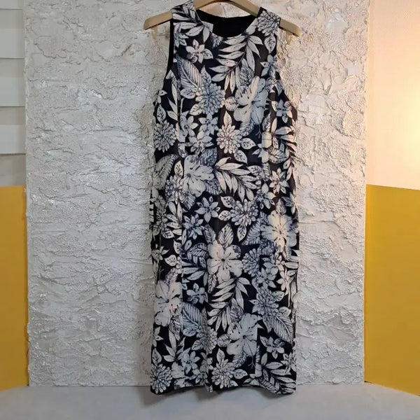 [BUNJANG] JONES NEW YORK 100% Linen Floral Midi Dress / JONES. NEW YORK. 린넨100% 플라워원피스