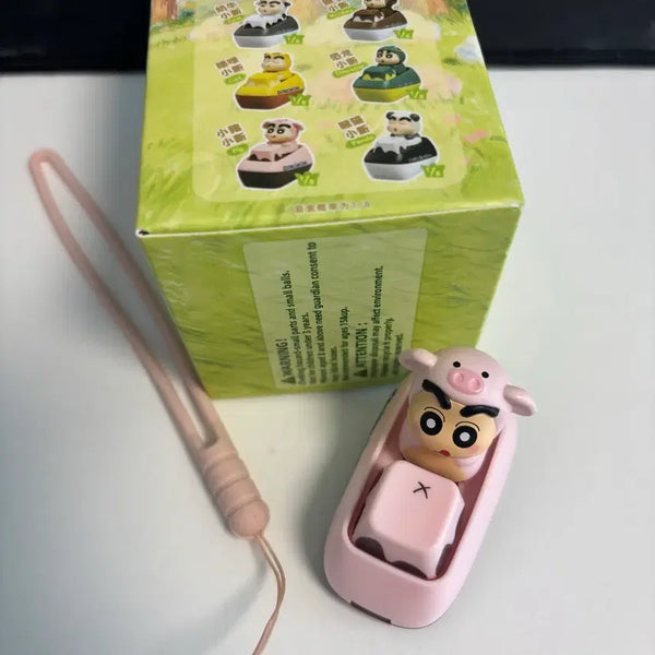 [BUNJANG] Crayon Shin-chan Animal Keycap Keyring (Pig) / 짱구키캡키링