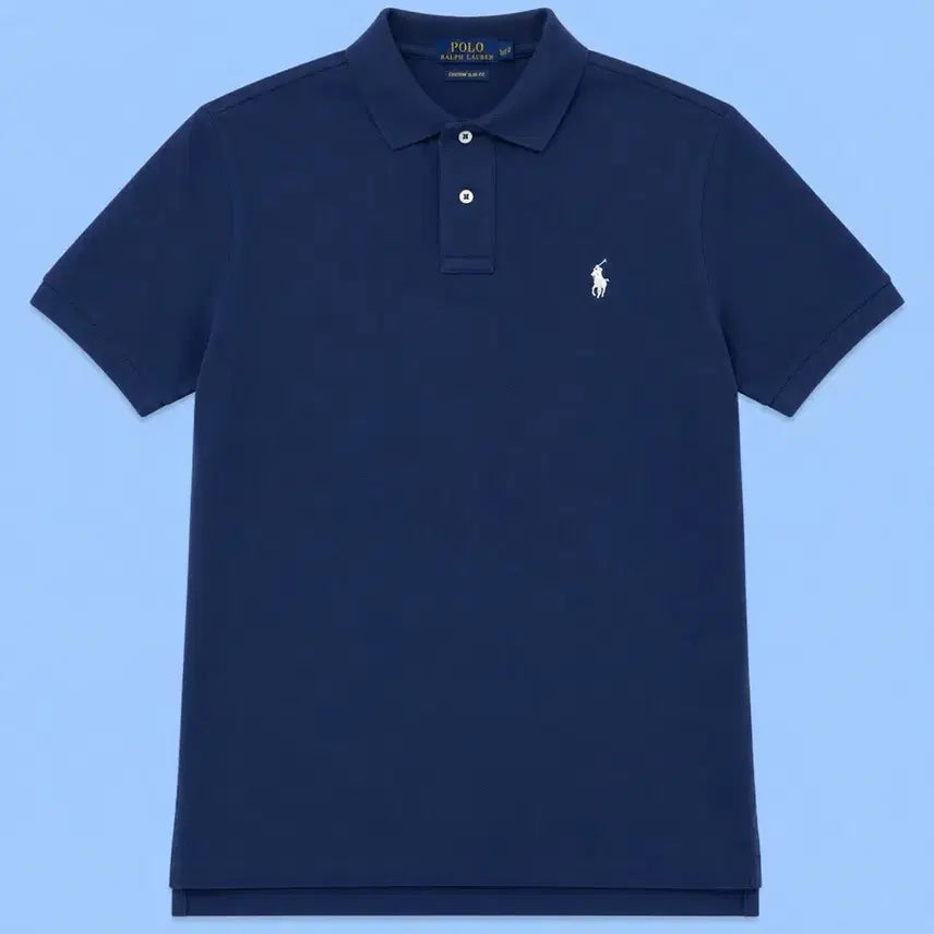 [BUNJANG] Polo Ralph Lauren Navy Skinny Fit Polo Shirt XL / 폴로 랄프로렌 네이비 스키니핏 폴로셔츠 XL