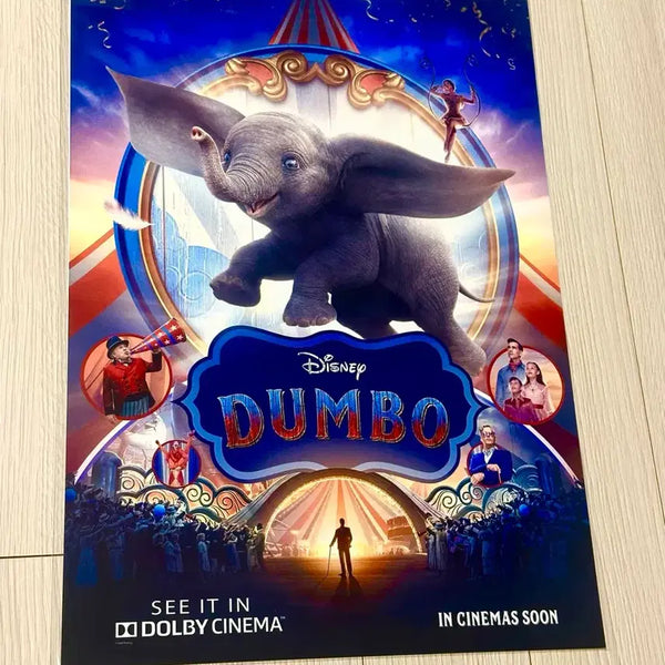 [BUNJANG] Disney Dumbo Dolby Cinema A3 Poster (2019 Limited Edition) / [2019초희귀한정판]영화 디즈니 덤보 돌비시네마dolby 포스터(A3)