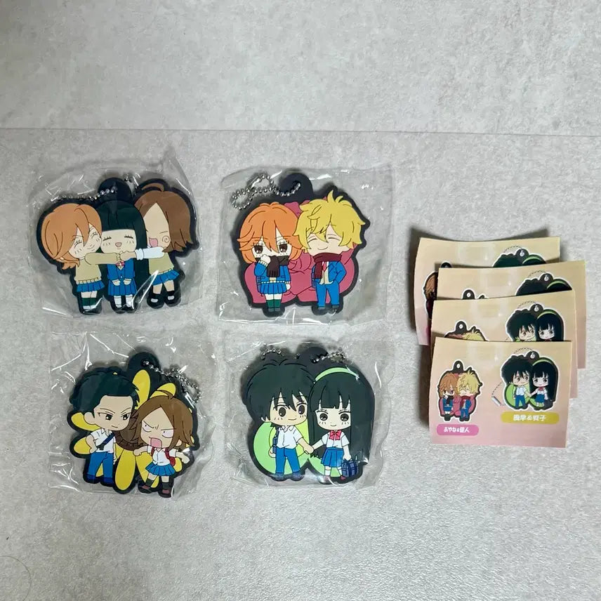 [BUNJANG] From Me to You Kimi ni Todoke Gashapon Keyring Strap Set Kazehaya Sawako / 너에게 닿기를 너닿 가챠 키링 스트랩 러버스트랩 사와코 카제하야