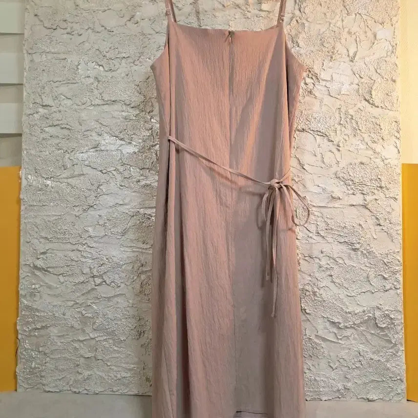 [BUNJANG] Bustier Belted Long Dress / 뷔스티에 벨티드 원피스