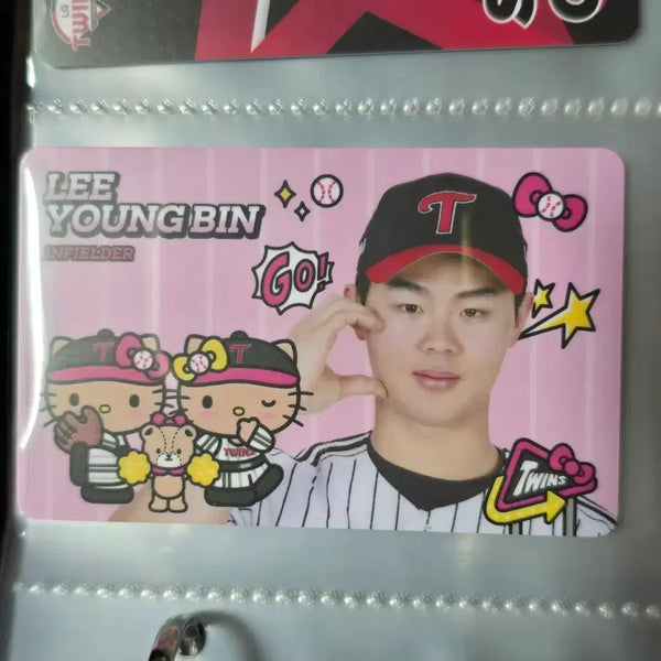 [BUNJANG] LG Twins Lee Young-bin Tanning Kitty Photocard / 엘지트윈스 이영빈 태닝키티 포카 판매