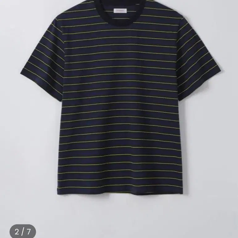 [BUNJANG] Everyone Stripe Short Sleeve T-Shirt Isle Size 2 / 에브리원 스트라이프 반팔티 Isle, 2사이즈