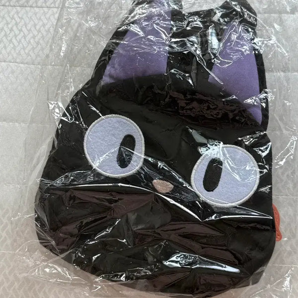 [BUNJANG] Studio Ghibli Kiki's Delivery Service Jiji Sweat Die-cut Tote Bag / 스튜디오지브리 마녀배달부 키키 지지 스웨트 다이컷 백 토트백