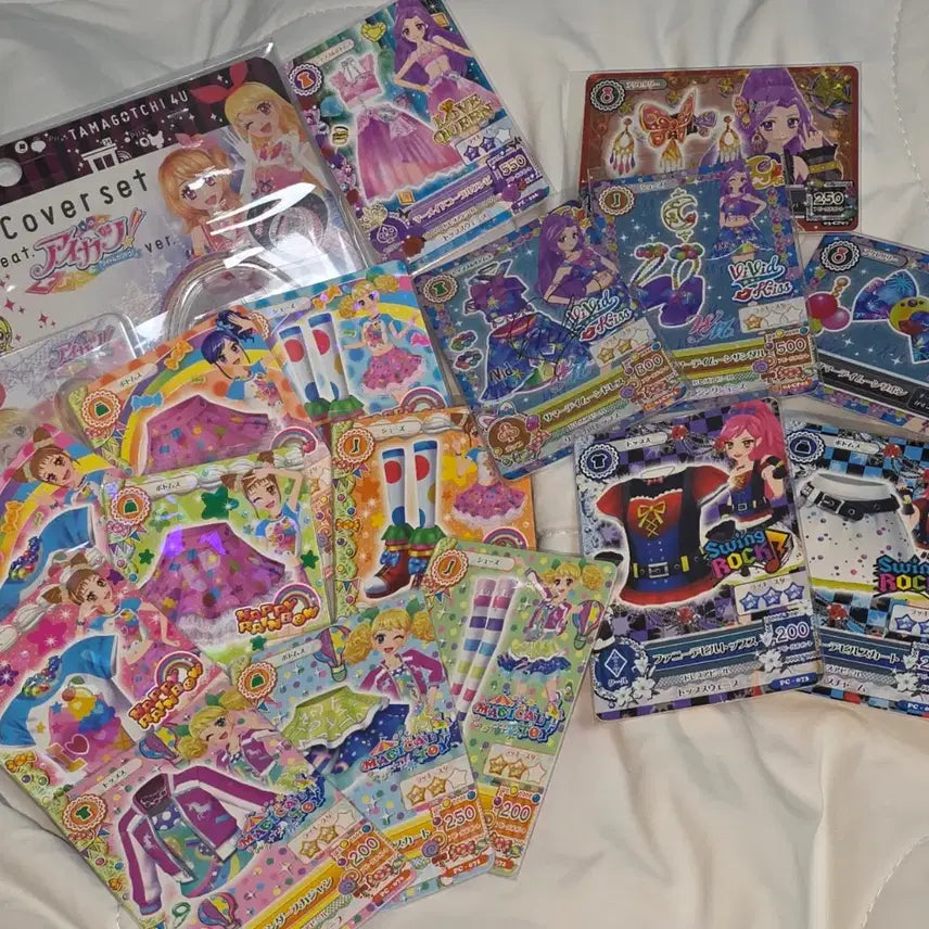 [BUNJANG] Aikatsu! Japan Card Bundle Set & Tamagotchi Cover / 아이카츠 아이엠스타 일판 카드 일괄 다마고치 처분