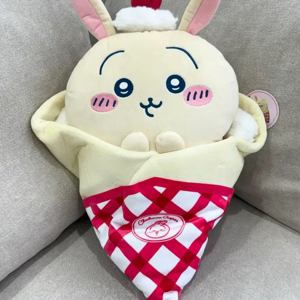 [BUNJANG] Chiikawa Usagi Crepe Plush / 치이카와 쿠지 A상 우사기 크레페 인형 마스코트