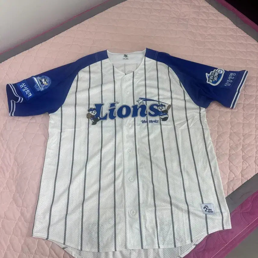 [BUNJANG] Samsung Lions Kim Young-woong Marked Jersey (Size 110) / 삼성라이온즈 김영웅 마킹 유니폼 (110사이즈) 새상품