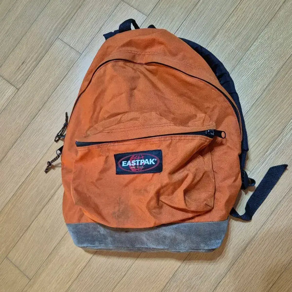 [BUNJANG] Vintage Eastpak Backpack Orange / 90s 미국 이스트팩 오렌지 백팩