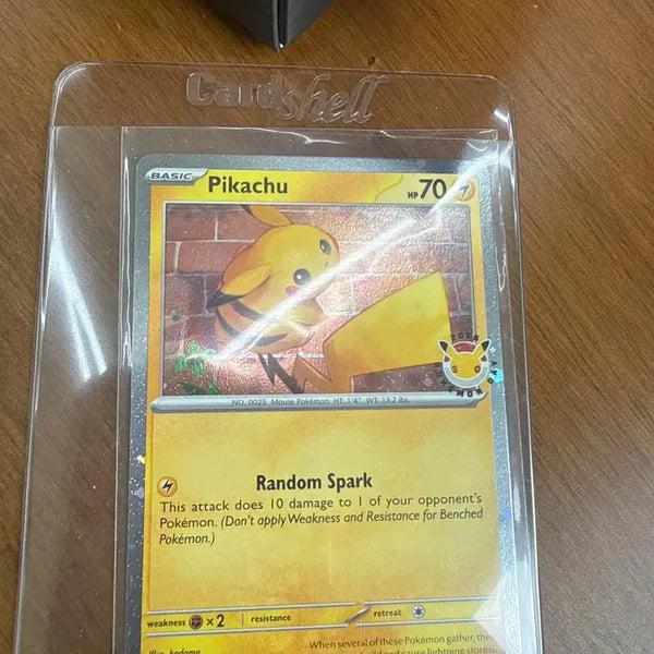 [BUNJANG] Pokemon 30th Anniversary Pikachu Promo Toploader / 30주년 포켓몬데이 피카츄 프로모