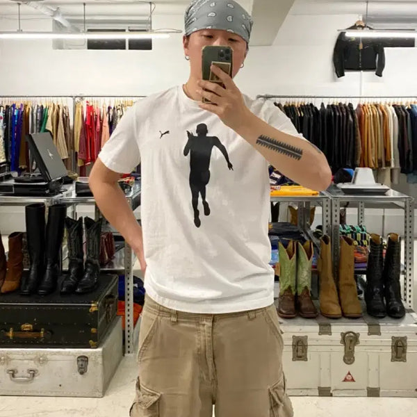[BUNJANG] Puma Runner Graphic T-Shirt / 퓨마 러너 티셔츠