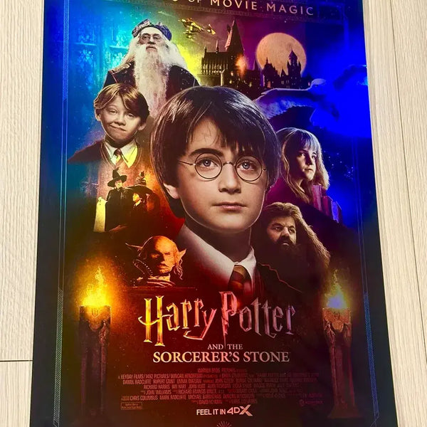 [BUNJANG] Harry Potter and the Sorcerer's Stone 4DX Special Poster (A3) / [초희귀한정판]영화 해리포터 마법사의돌 4DX 스페셜 포스터(A3)