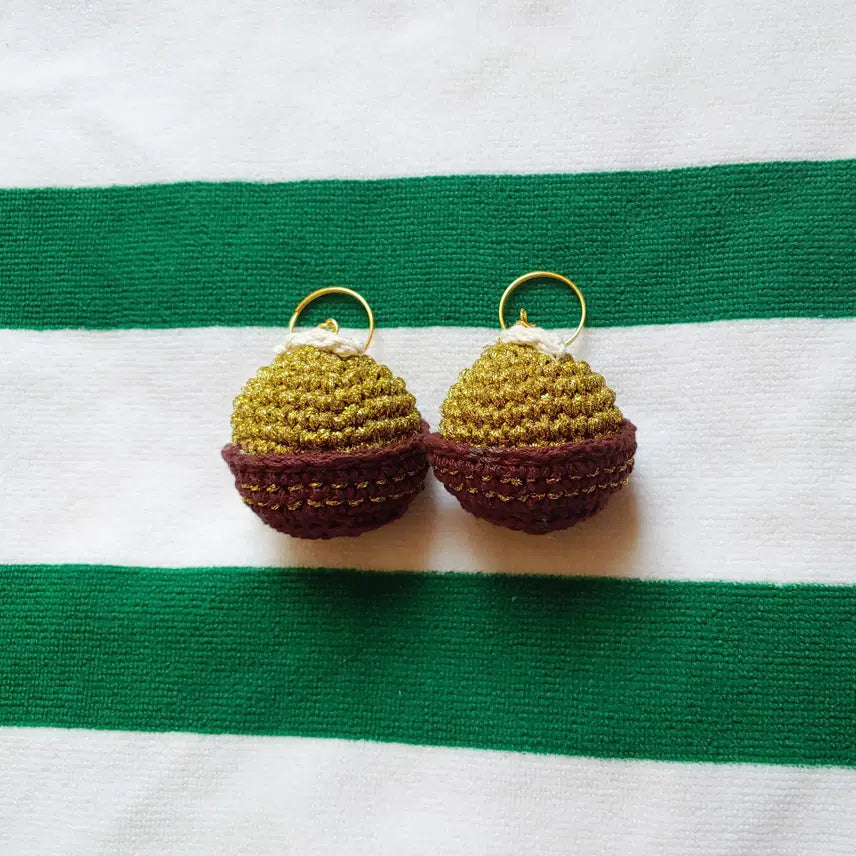[BUNJANG] Handmade Ferrero Rocher Chocolate Keychain Set (2 Pieces) / 핸드메이드 페레로 로쉐 초콜릿 키링 (2개입)