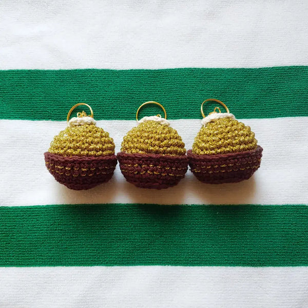 [BUNJANG] Handmade Ferrero Rocher Chocolate Keychain (Set of 3) / 핸드메이드 페레로 로쉐 초콜릿 키링 (3개입)