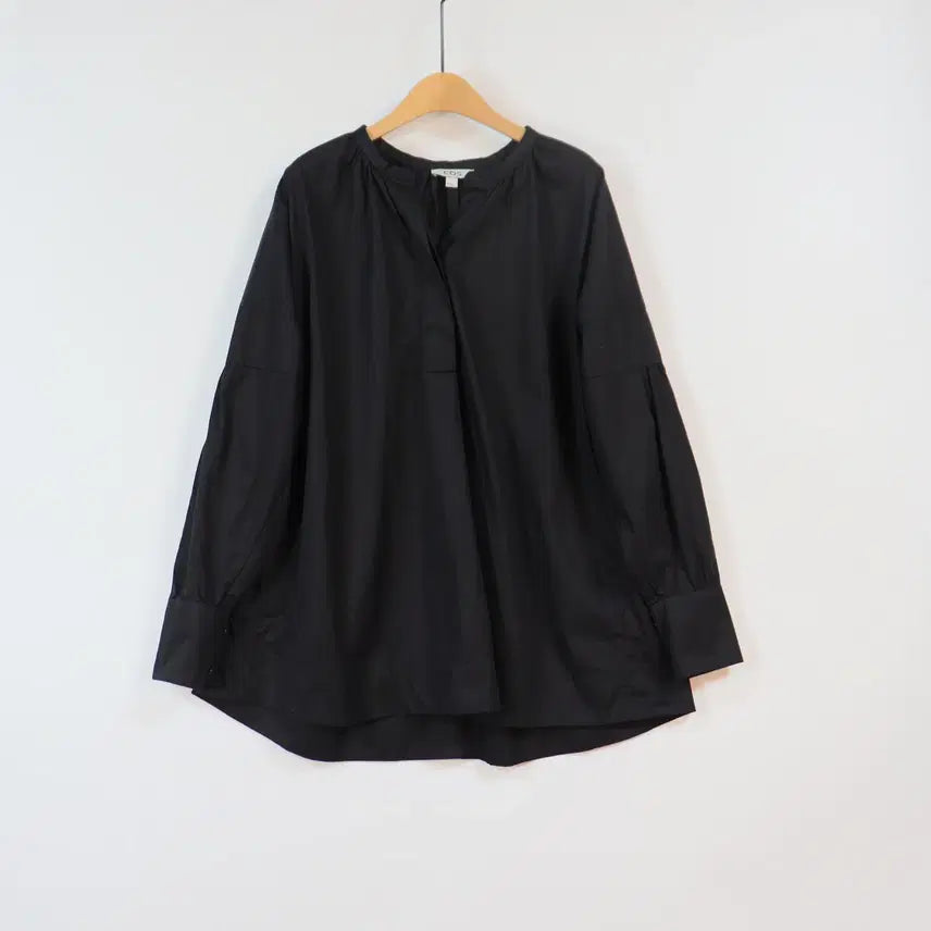 [BUNJANG] COS Black Cotton Oversized Blouse 38 / COS 블라우스 38 블랙 코튼 오버핏 블라우스