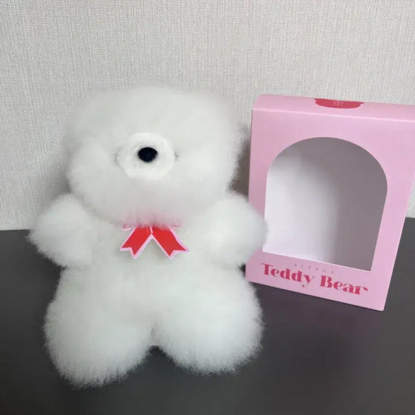 [BUNJANG] Arte Alpaca Teddy Bear - Ivory, Size S (Slightly Oversized) / 아르떼 알파카 테디베어 S사이즈