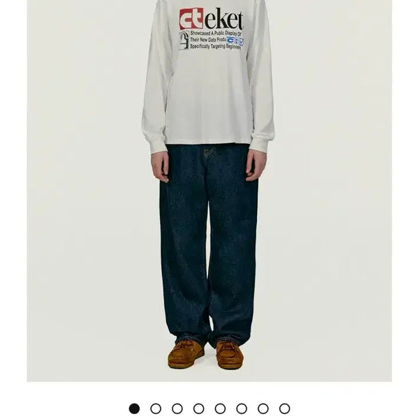 [BUNJANG] Taket Long Sleeve White Small / 테켓 롱슬리브 화이트 스몰