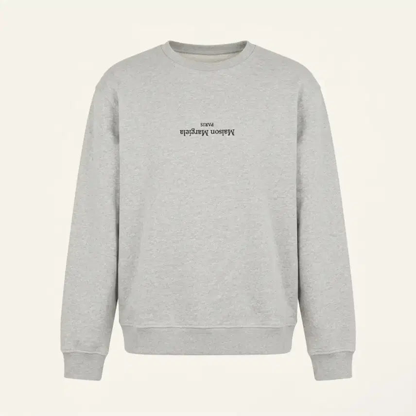 [BUNJANG] Maison Margiela Reverse Logo Sweatshirt Grey / 메종마르지엘라 리버스로고 맨투맨 그레이 (54)
