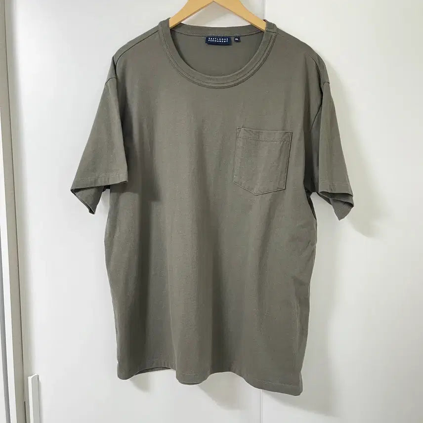 [BUNJANG] Eastlogue Permanent One Pocket T-Shirt Olive XXL / 이스트로그 퍼머넌트 원포켓 XXL 올리브 반팔 [새상품급]