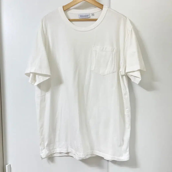 [BUNJANG] Eastlogue Permanent One Pocket T-Shirt XL White / 이스트로그 퍼머넌트 원포켓 XL 화이트 반팔 [새상품급]