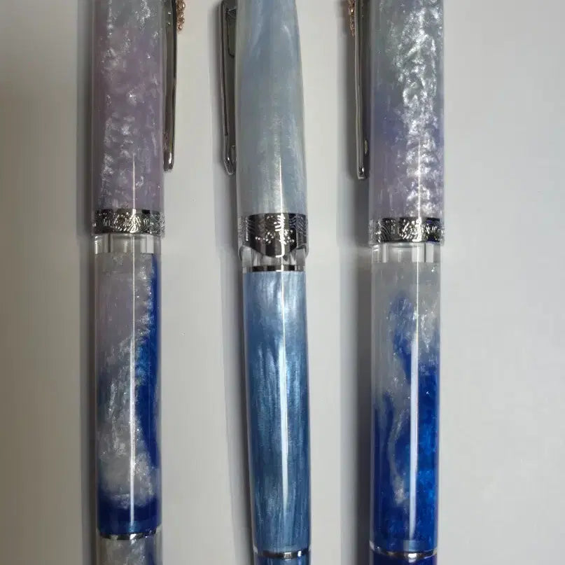 [BUNJANG] Naval Cherry Blossom & Glacier 14k M Nib Fountain Pens (Unused) / 나왈 체리블라썸 M닙, 글레이셔 14k m닙 만년필 미사용