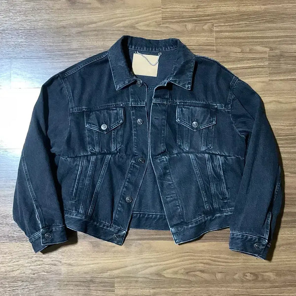[BUNJANG] Balenciaga 16FW Swing Denim Trucker Jacket / 발렌시아가 16fw 스윙 데님 트러커 자켓