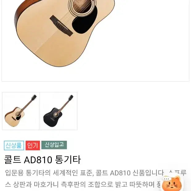 [BUNJANG] Colt AD810 Acoustic Guitar / 콜트 AD810 통기타
