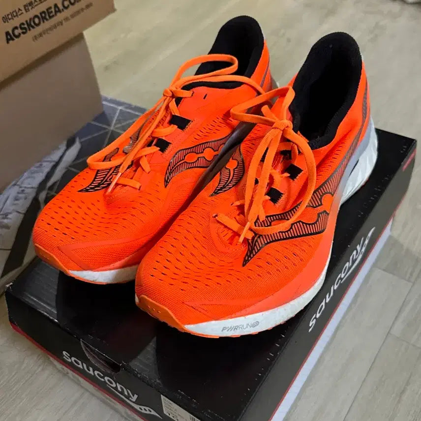 [BUNJANG] Saucony Endorphin Speed 4 Orange 280 Running Shoes / [280] 써코니 엔돌핀 스피드 4 오렌지